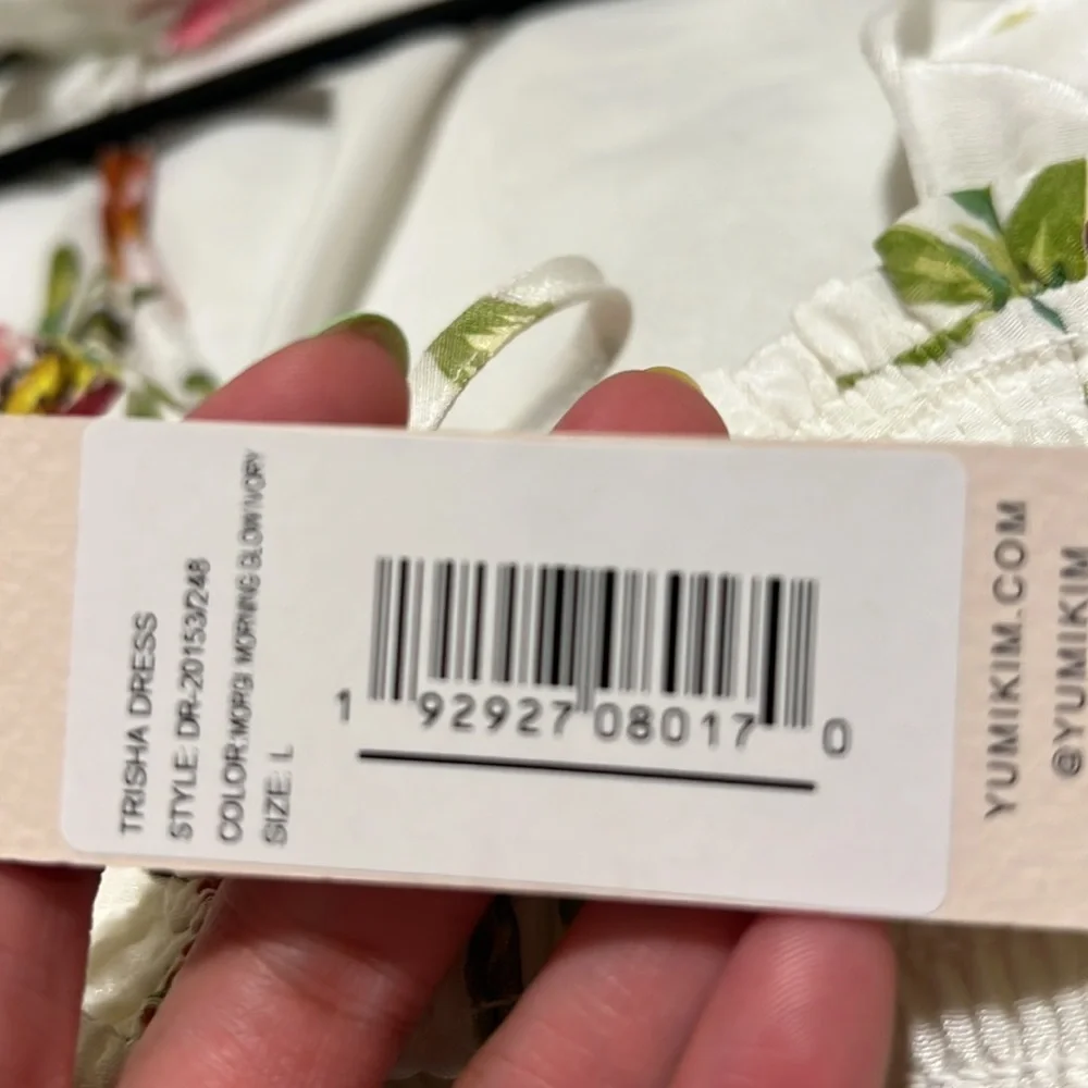 Trisha Dress- midi floral dress with shoulder ties - Picture 5 of 5